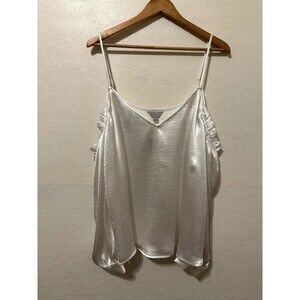 Belle & Sky Womans Metallic Top Size XXL‎ Whimsical Romantic Old Money Event